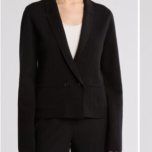 Amanda & Chelsea Classic Black Sweater Blazer